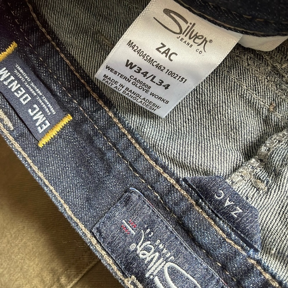 Silver jeans 34/34 Zac